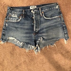 AGOLDE Parker Vintage Denim Shorts - 27